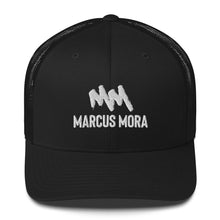 Load image into Gallery viewer, Marcus Mora (2023) Trucker Cap | White Logo