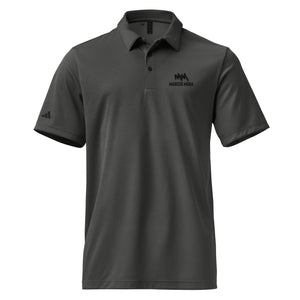 Adidas Space-Dyed Polo (Black Logo)