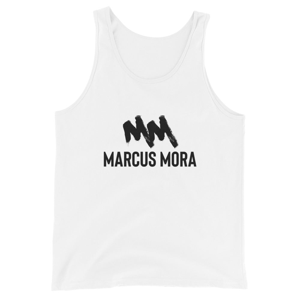 Marcus Mora (2023) | Unisex Tank Top | Black Logo