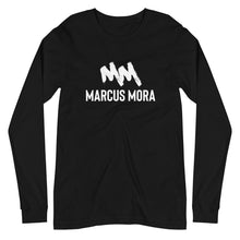 Load image into Gallery viewer, Marcus Mora (2023) Unisex Long Sleeve Tee | White Logo
