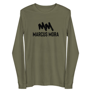 Marcus Mora (2023) | Unisex Long Sleeve Tee | Black Logo