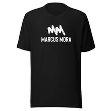 Load image into Gallery viewer, Marcus Mora (2023) | Unisex t-shirt | White Logo
