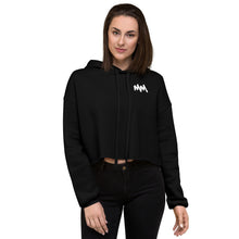 Load image into Gallery viewer, MM | Crop Hoodie | White Logo
