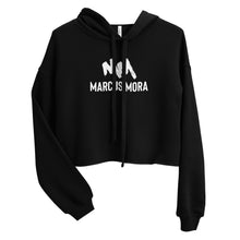 Load image into Gallery viewer, Marcus Mora (2023) | Crop Hoodie | White Logo
