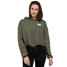 Load image into Gallery viewer, MM | Crop Hoodie | White Logo
