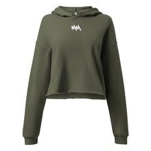 Load image into Gallery viewer, MM - Crop Hoodie (White Logo)
