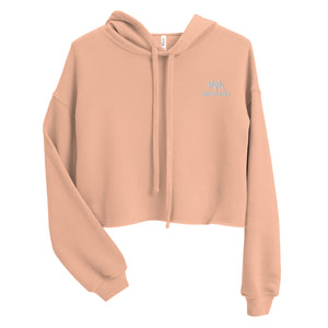 Crop Hoodie (White Logo)