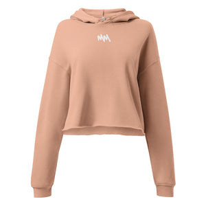 MM - Crop Hoodie (White Logo)