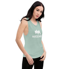 Load image into Gallery viewer, Marcus Mora (2023) | Ladies’ Muscle Tank | White Logo
