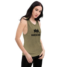 Load image into Gallery viewer, Marcus Mora (2023) | Ladies’ Muscle Tank | Black Logo
