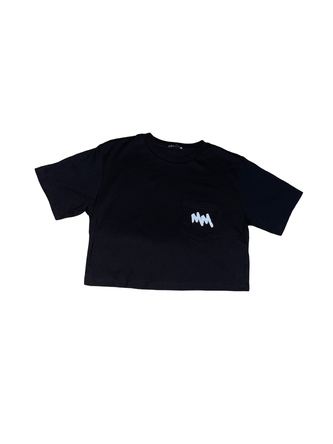 MM | Relaxed Crop Tee | Black