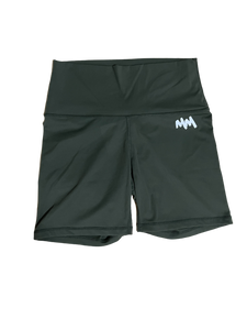MM | Ultra Soft High Raise Shorts | Army Green