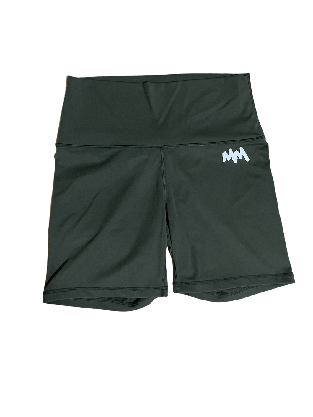 MM | Ultra Soft High Raise Shorts | Army Green